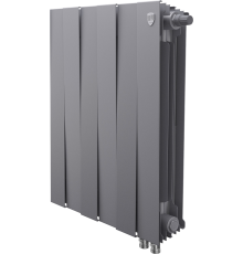 Радиатор биметаллический Royal Thermo Piano Forte 500 VDR80 6 секций, межосевое расстояние 8 см, silver satin