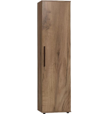 Шкаф Глазов Nature 56x211 см, дуб табачный крафт