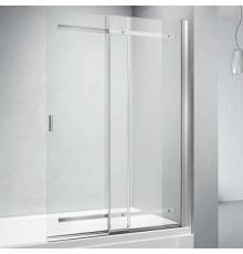 Шторка на ванну Veconi Palau PL-88CH 90x140, хром