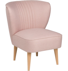Кресло Шведский стандарт Унельма Malmo 61 pink, опора светлое дерево