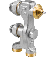 Узел нижнего подключения Jaga Pro 1/2" M24, для 2-трубных систем, прямой