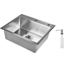 Мойка кухонная Wisent WS37050 с дозатором