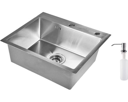 Мойка кухонная Wisent WS37050 с дозатором