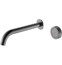 Смеситель для раковины Boheme Tech 158/2-GM С ВНУТРЕННЕЙ ЧАСТЬЮ, gun metal