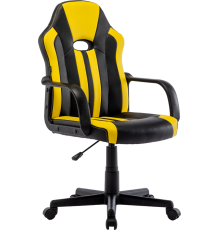 Игровое кресло BRABIX Stripe GM-202 черное, желтое