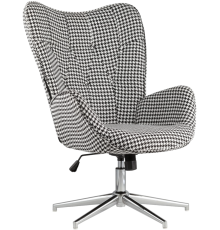 Кресло Stool Group Филадельфия черно-белое