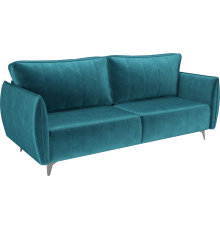Диван Mebel-Ars Осло бархат сине-зеленый star velvet 43 black green