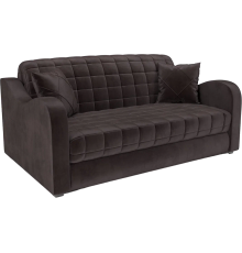 Диван Mebel-Ars Барон №4 бархат шоколадный star velvet 60 coffee