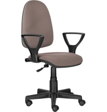 Компьютерное кресло BRABIX Prestige Ergo MG-311 регулируемая эргономичная спинка, ткань, бежевое