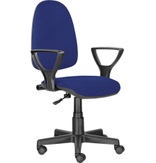 Компьютерное кресло BRABIX Prestige Ergo MG-311 регулируемая эргономичная спинка, ткань, синее