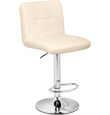 Барный стул Woodville Paskal beige, опора chrome