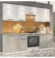 Кухонный гарнитур Stolline Денвер СТЛ.385.00 белый, бетон