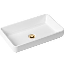 Раковина Lavinia Boho Bathroom Sink Slim 21520812 с донным клапаном, золото