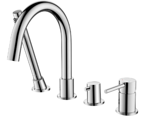 Смеситель на борт ванны AQUATEK Европа AQ1348CR хром