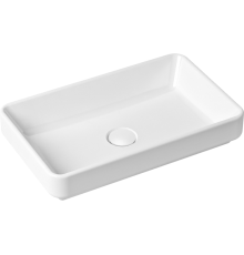 Раковина Lavinia Boho Bathroom Sink Slim 21520817 с донным клапаном, белый матовый
