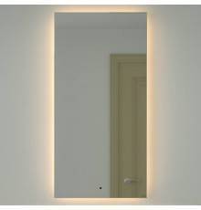 Зеркало Defesto Glow DF 2518R 60х120 с LED-подсветкой, 3000 K, инфракрасный выключатель