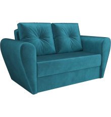 Диван Mebel-Ars Квартет бархат сине-зеленый star velvet 43 black green