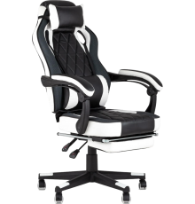 Игровое кресло Stool Group Virage черно-белое