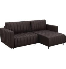 Угловой диван Mebel-Ars Флорент бархат шоколадный star velvet 60 coffee