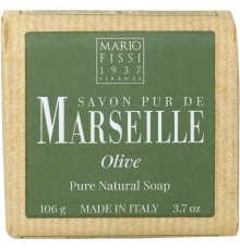 Твердое мыло MARIO FISSI 1937 Marseille olive, глицериновое, натуральное, 106 г