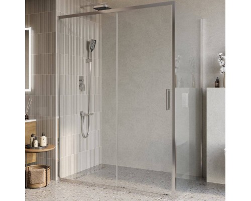 Душевой уголок BelBagno Luce AH-1-150/100-C-Cr стекло прозрачное