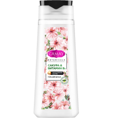 Гель для душа CAMAY Botanicals японская сакура, увлажняющий, 250 мл