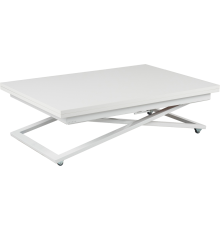 Стол-трансформер Levmar Compact D78 S64 100х70 см, белый, опора белая