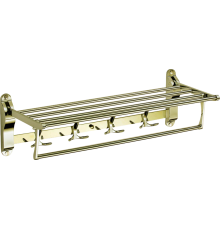 Полка Savol S-06099B 60 см, для полотенец, откидная, золото