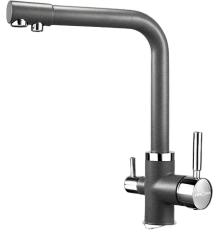 Смеситель для кухни KRONA Brunnen H315 1 graphite