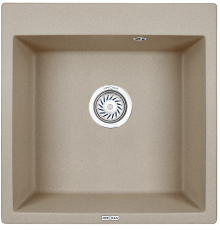 Мойка кухонная KRONA Quadrat W510-520 1 51х50 см, sand