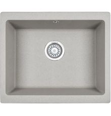 Мойка кухонная KRONA Quadrat W550-460 1 55х46 см, gray