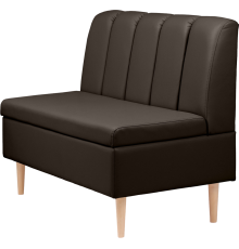 Кухонный диван Norta Bluz 112x60x88 см экокожа galaxy dark brown