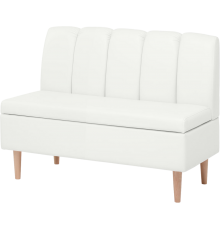 Кухонный диван Norta Bluz 112x60x88 см экокожа nitro wite