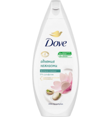 Крем-гель для душа Dove Объятия нежности фисташковый крем и магнолия, для атопиков, гипоаллергенный, без сульфатов, увлажняющий, 250 мл
