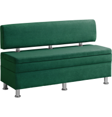 Кухонный диван Norta Hippo 130x49x77 см велюр vivaldi 11