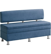Кухонный диван Norta Hippo 130x49x77 см велюр vivaldi 13
