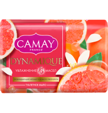 Твердое мыло CAMAY динамик, глицериновое, увлажняющее, 85 г