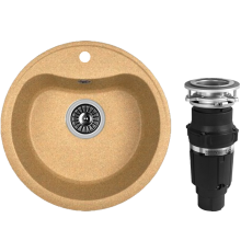 Комплект Мойка кухонная Dr. Gans Dora терракот + Измельчитель Bone Crusher BC 610-AS