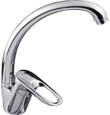 Смеситель для кухни Ledeme H04 L4104 хром