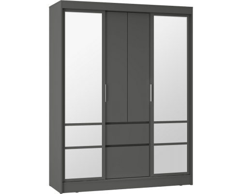 Шкаф-купе БТС Симпл ШКК-06 графит