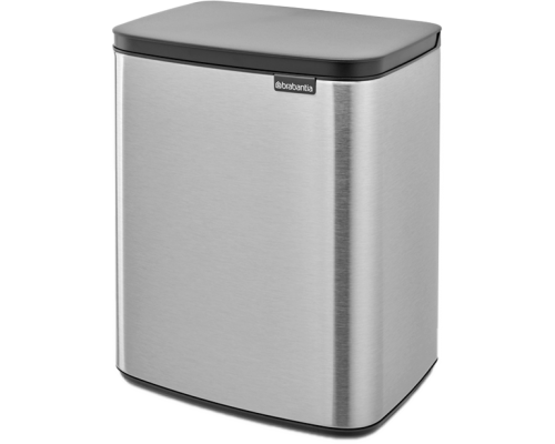 Мусорное ведро Brabantia Bo 230486 12 л, матовая сталь