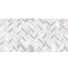 Декор Creto Mono Jasmine silver глянцевый 30x60, серый