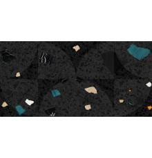 Керамогранит Creto Cray dark geometry 30х60, чёрный