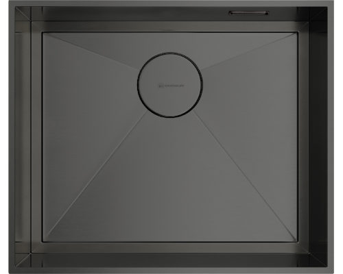 Мойка кухонная Omoikiri Kasen 53-26 INT GM воронёная сталь