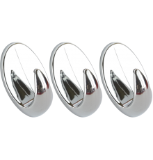 Крючок Kleber KLE-SG004 хром, 3 шт