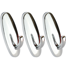 Крючок Kleber KLE-SG003 6 см, хром, 3 шт
