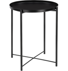 Журнальный столик Woodville Tray 1 со съемной столешницей, black