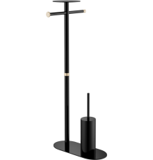 Стойка Boheme Venturo 10953-B-G черная, золото