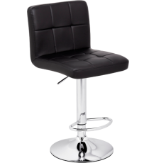 Барный стул Woodville Paskal 15497 black, опора chrome