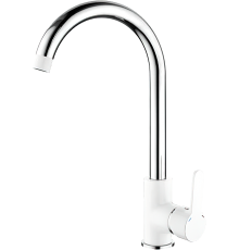 Смеситель для кухни Ledeme L4003W белый